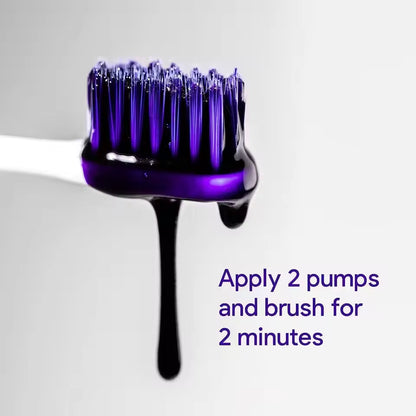 Purple Whitening Toothpaste 30Ml Deep Cleaning Stain Removal Dentifrice Freshing Breath Oral Care Essentials for Home Daily Life