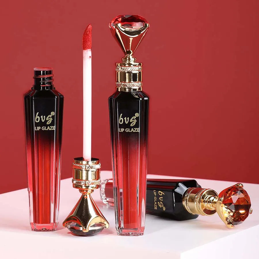 Lip Gloss Durable Moisturizing Waterproof Non-Fading Non-Stick Cup Color Durable Velvet Matte Lip Gloss Cosmetics for Women