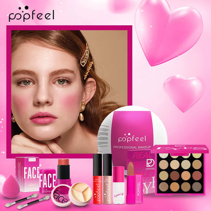 POPFEEL 10-Piece Surprise Makeup Ball Set - Perfect Cosmetic Gift Set for Holidays, and Birthday Celebrations - Fun Variety