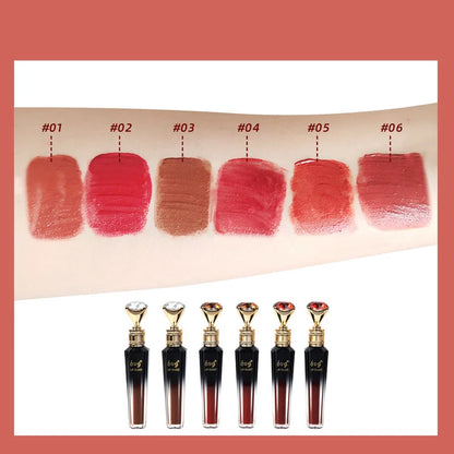 Lip Gloss Durable Moisturizing Waterproof Non-Fading Non-Stick Cup Color Durable Velvet Matte Lip Gloss Cosmetics for Women