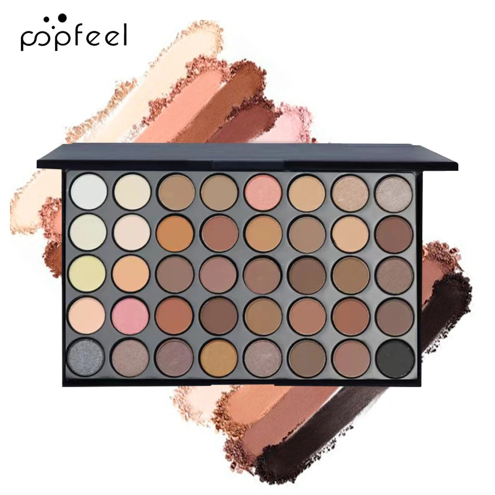 POPFEEL Eye Makeup Set, Eyeshadow Palette, Eyeliner, Mascara, Eyebrow Pencil, Makeup Tool Set Box, Gifts for Women