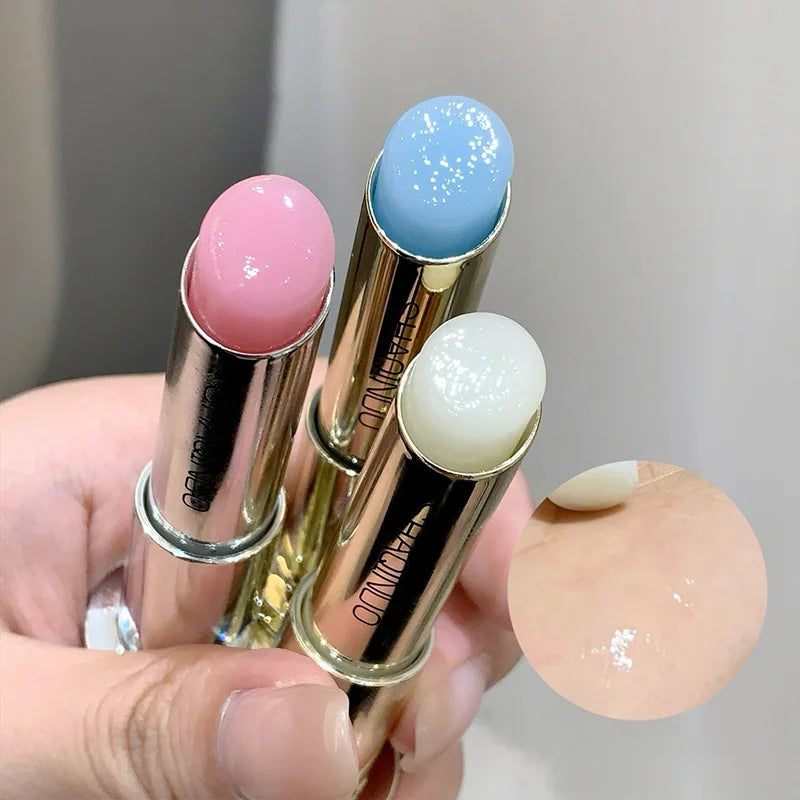 SHAQINUO Meowoqinqin Moisturizing Color Lip Balm, Anti-Dryness and Crack Fade Lip Lines Student Moisturizing Lipstick