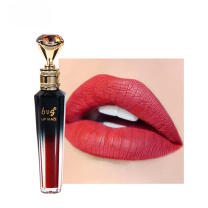 Lip Gloss Durable Moisturizing Waterproof Non-Fading Non-Stick Cup Color Durable Velvet Matte Lip Gloss Cosmetics for Women